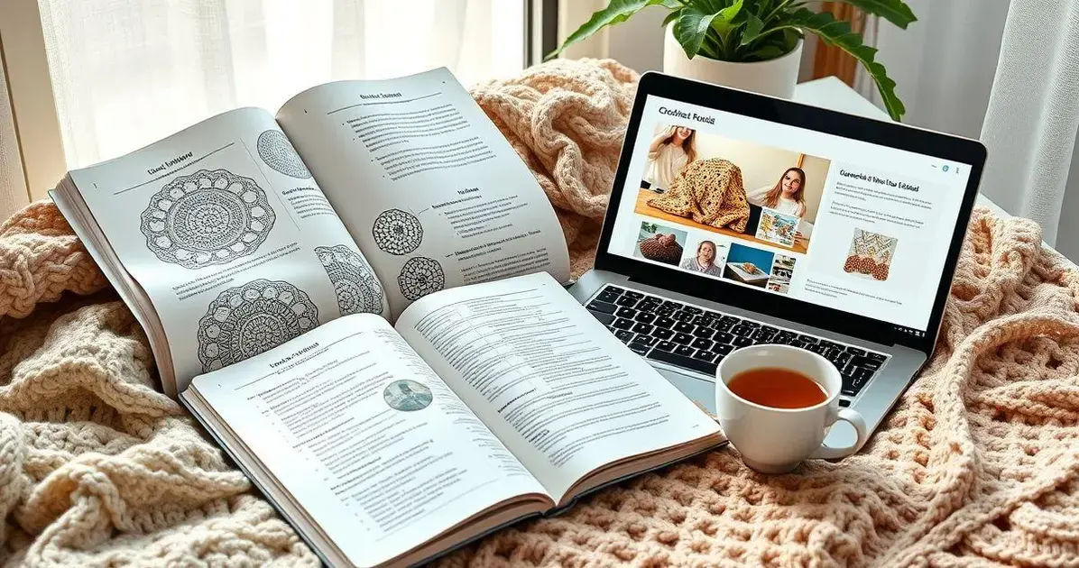 Gráfico colcha de crochê