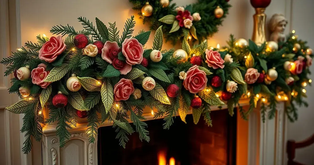 Guirlanda de natal de croche