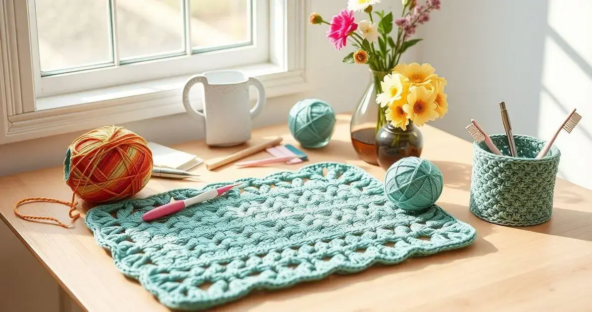 Jogos de banheiro em crochê simples