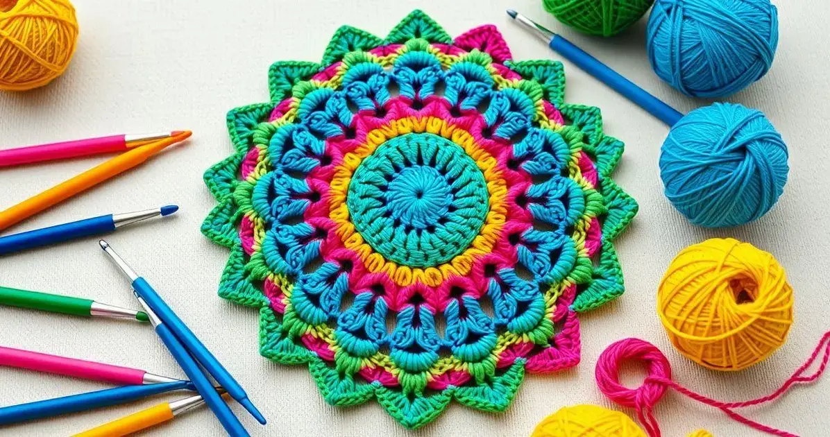 Mandala em croche