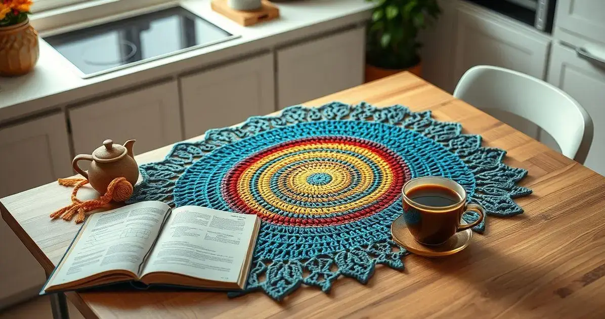 Pano de prato de croche