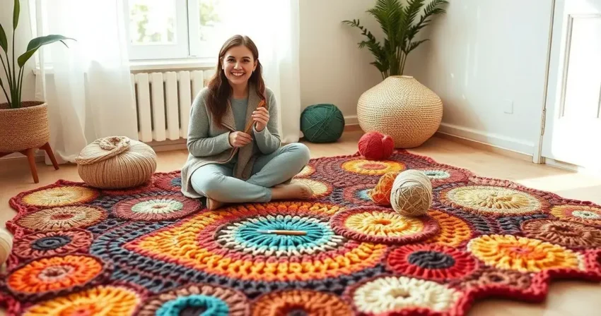 Passadeira rápida e econômica de crochê