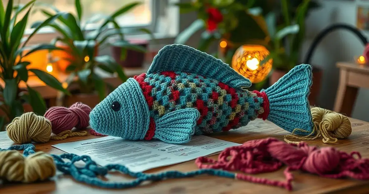 Peixe de crochê