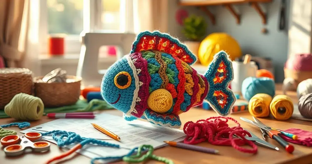 Peixe de crochê