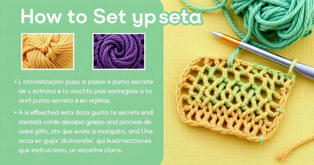 Ponto segredo de crochê