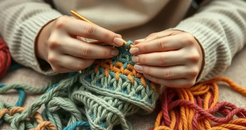 Ponto segredo de crochê