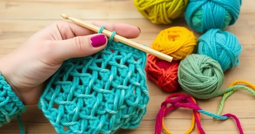 Pontos de crochê passo a passo