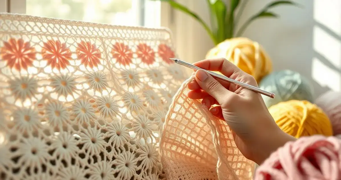 Pontos lindos de crochê