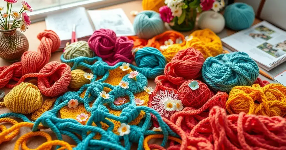 Pontos lindos de crochê