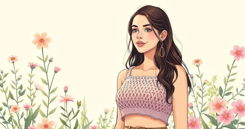 Receita de cropped de crochê