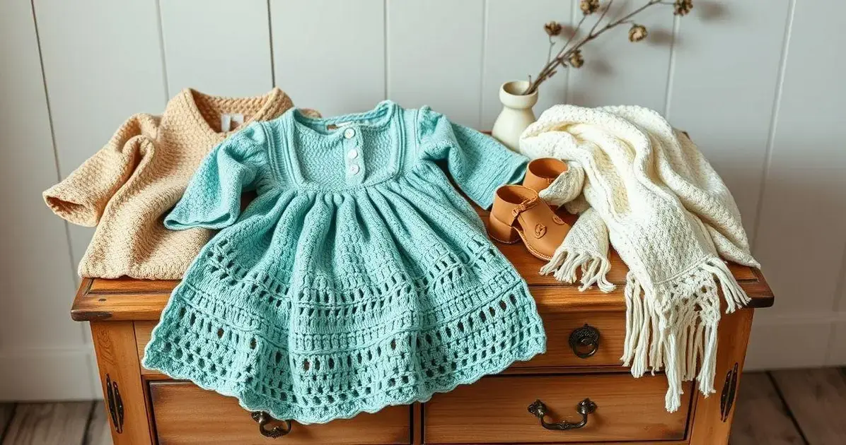 Roupa de bebe de croche