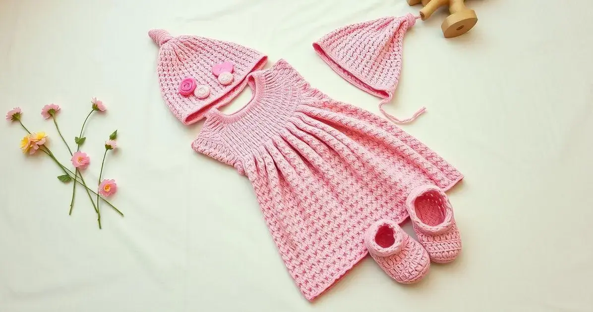 Roupa de bebe de croche