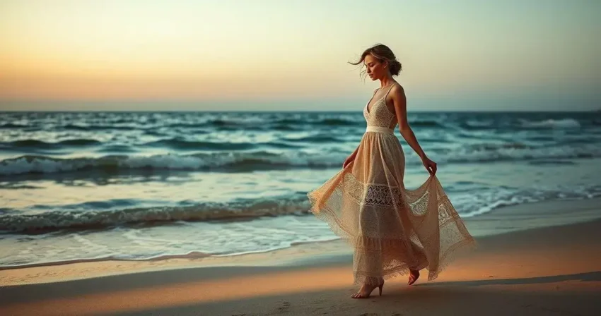 Saida de praia de croche vestido