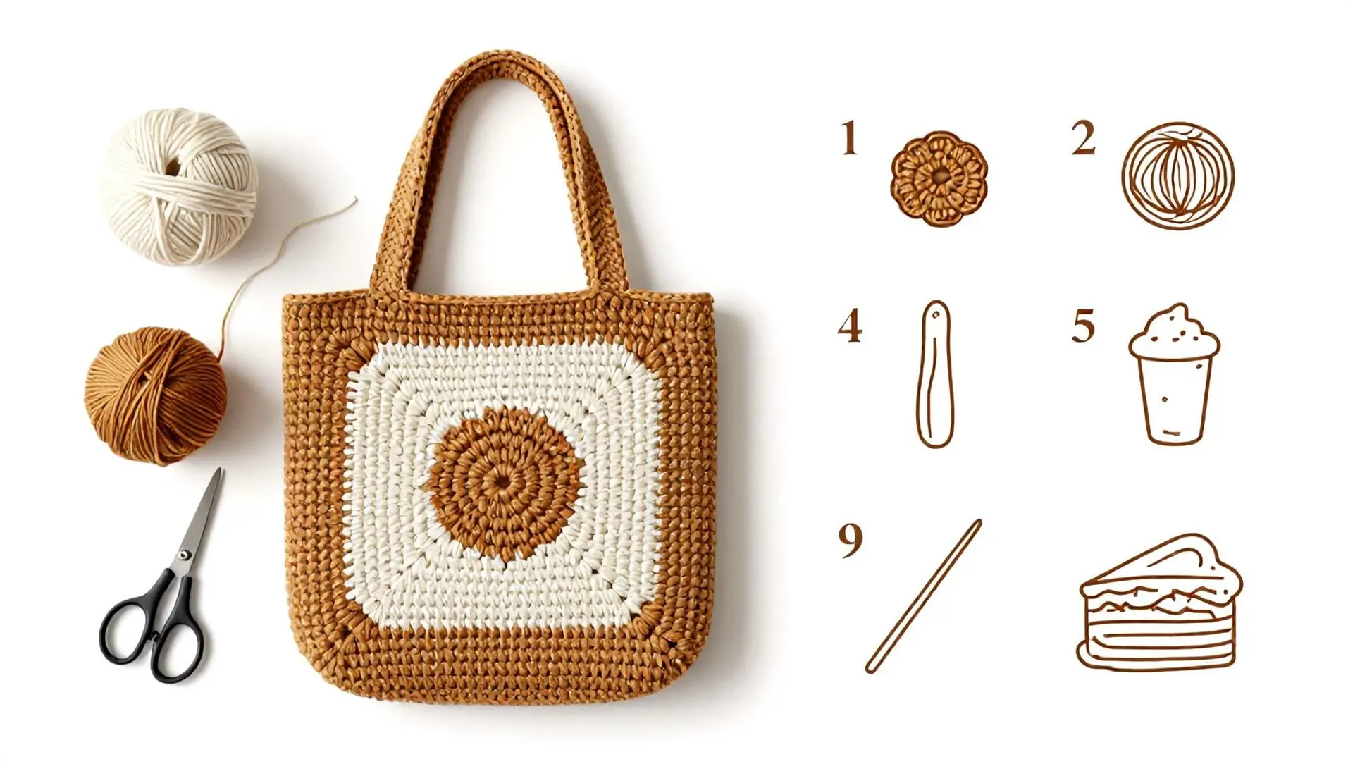 Como fazer bolsa de croche simples passo a passo Como fazer bolsa de croche simples passo a passo