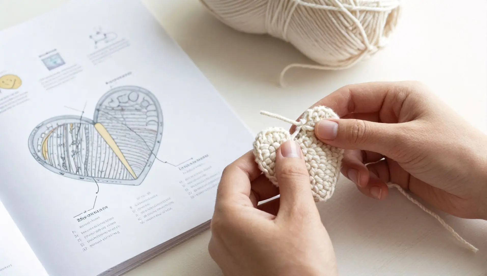 Como fazer coracao de croche