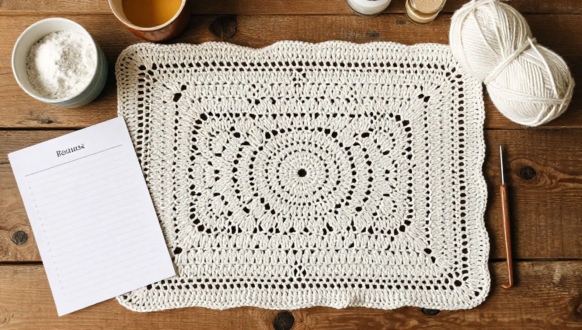 Como fazer jogo americano de croche