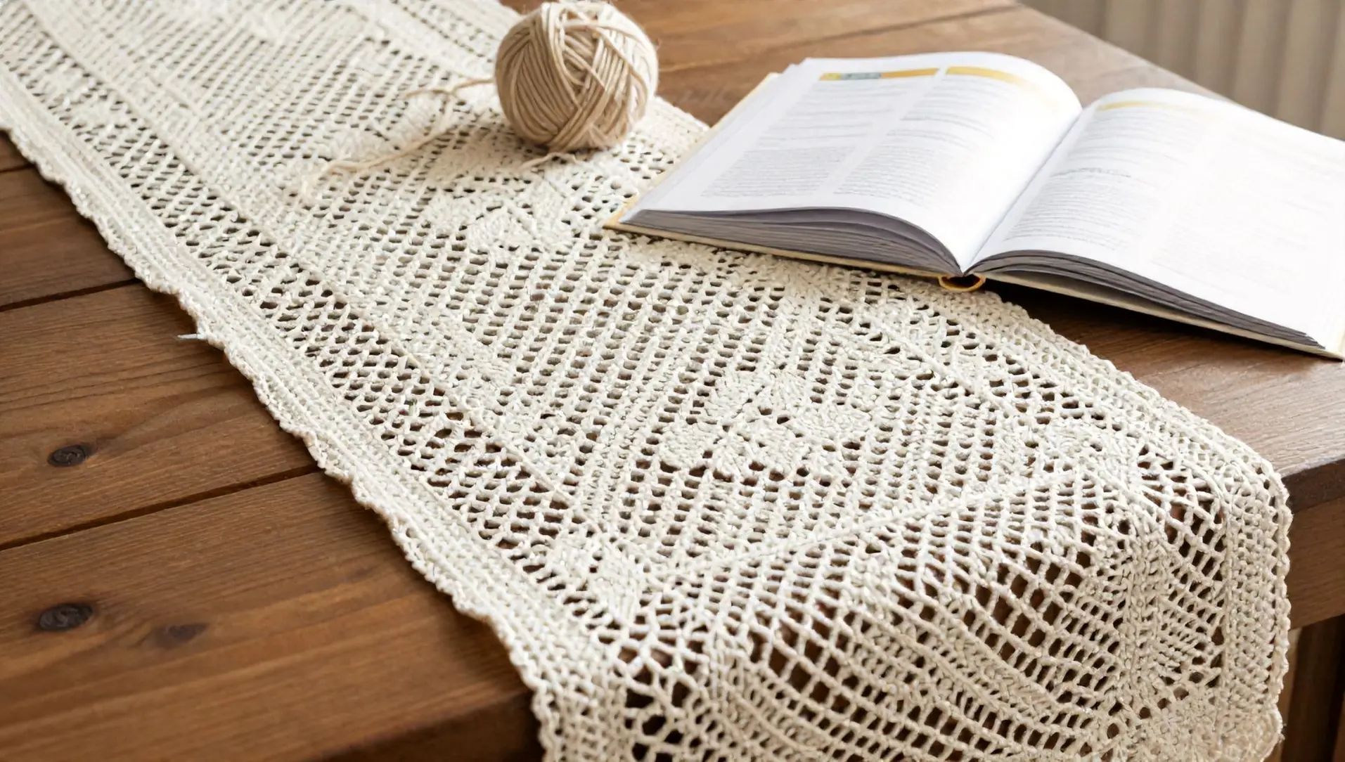 Fotos de caminho de mesa de croche