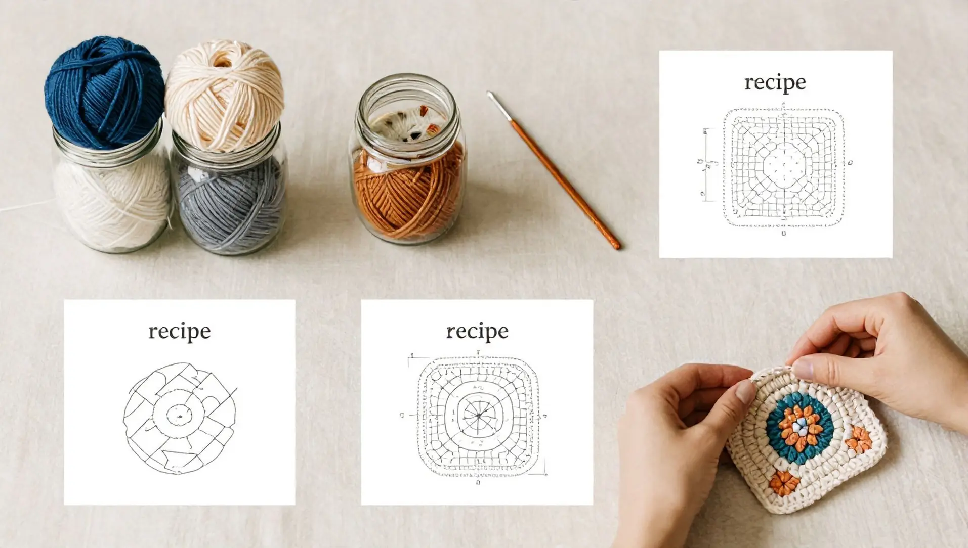 Modelos de tapetes de croche