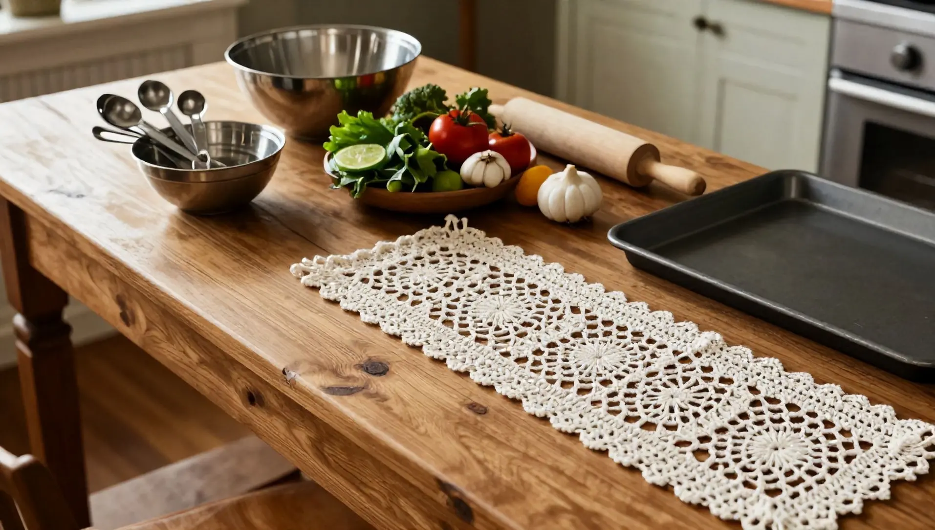 Passadeira de croche simples